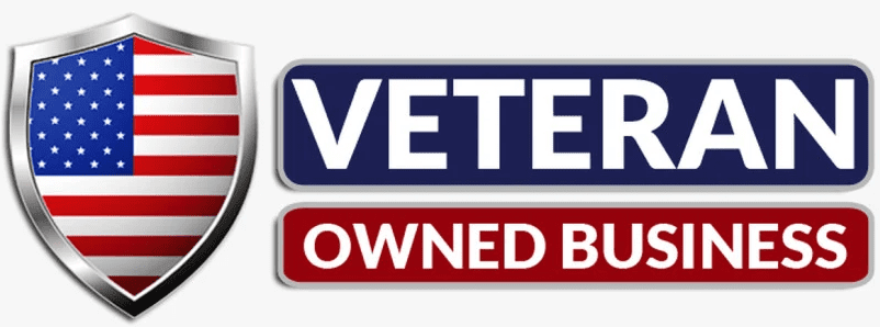 A red and blue sticker with the words " vote " and " owned by ".